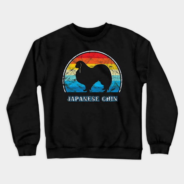 Japanese Chin Vintage Design Dog Crewneck Sweatshirt by millersye